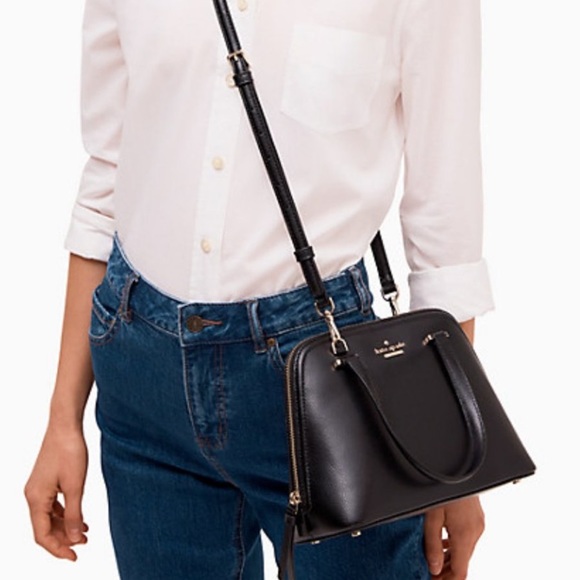 Kate Spade New York Black Patterson Drive Carli Satchel - Picture 5 of 16